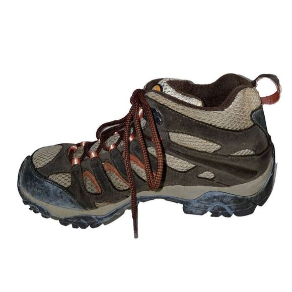 Merrell Moab Bungee Cord Women’s J88790 Brown Ankle Hiking Boots Size 8.5 trail - Picture 4 of 12